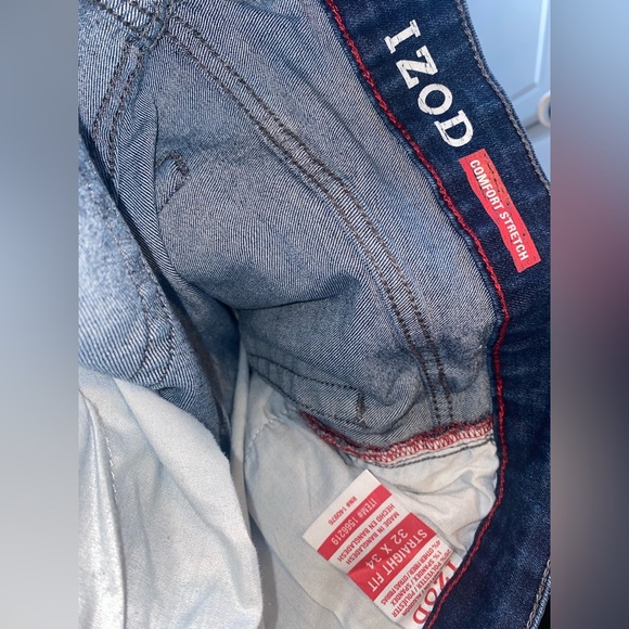 IZOD Mens Straight Jeans Size 32 x 34 - Picture 3 of 4